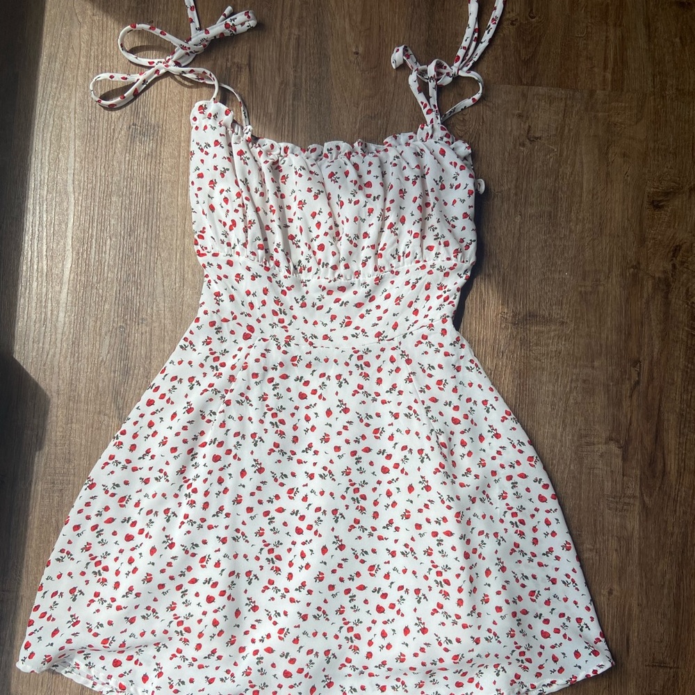 White Beginning Boutique Dress